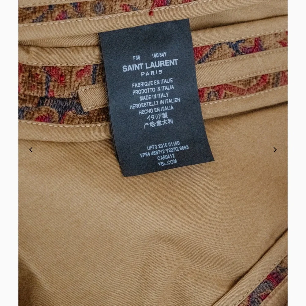🚨FINAL Offer - Saint Laurent Marrakech Jacket, Size 36 FR - Picture 12 of 16